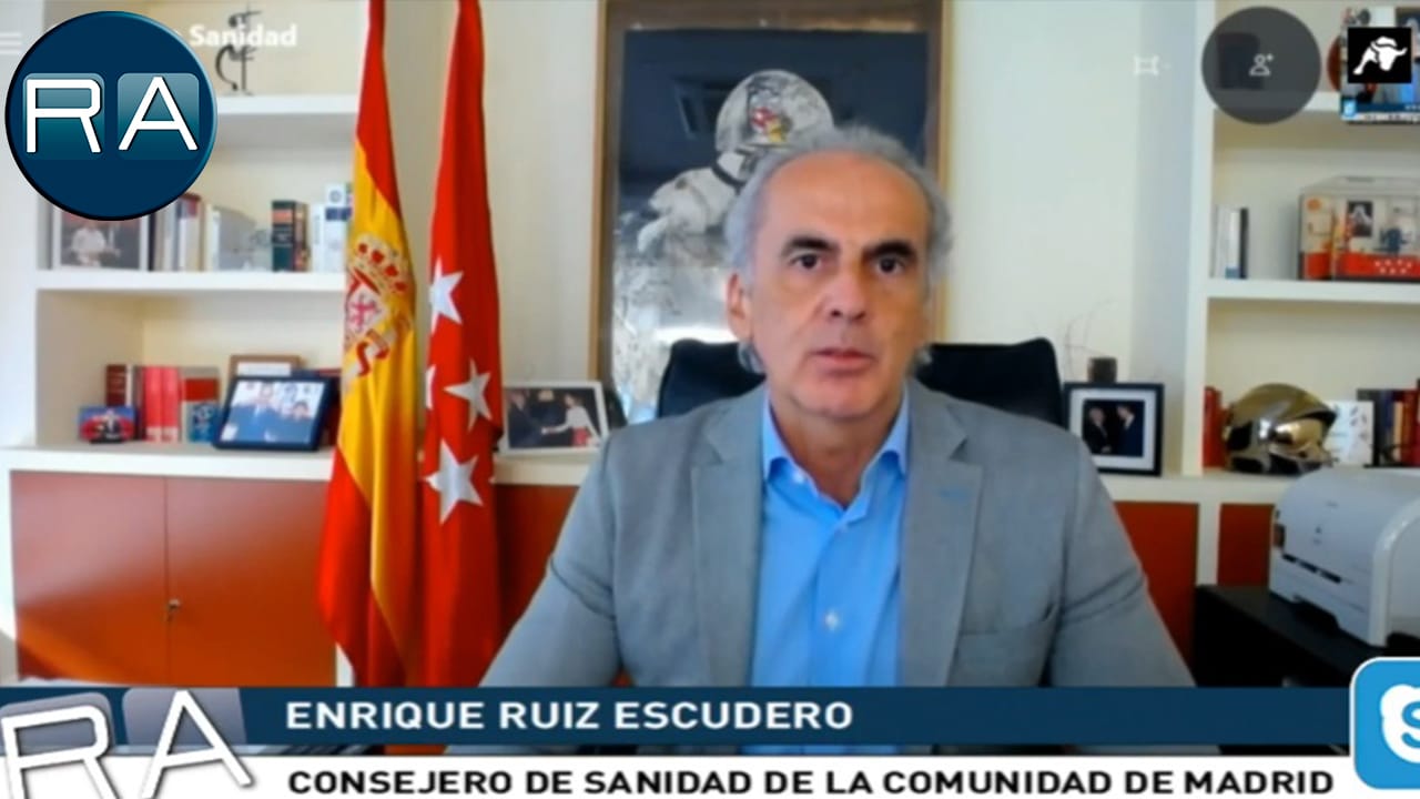 Enrique Ruiz Escudero, consejero Sanidad CAM, explica las nuevas medidas contra la Covid