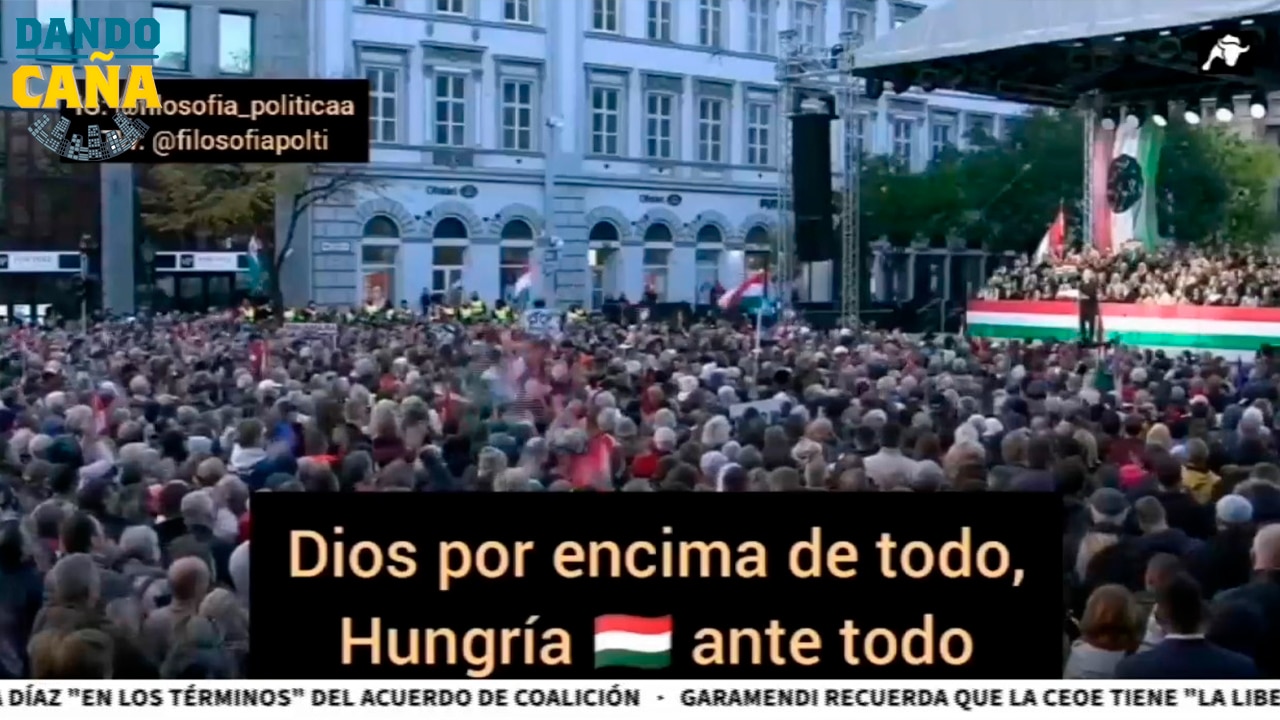 Julio Ariza aplaude el rechazo al comunismo del pueblo húngaro
