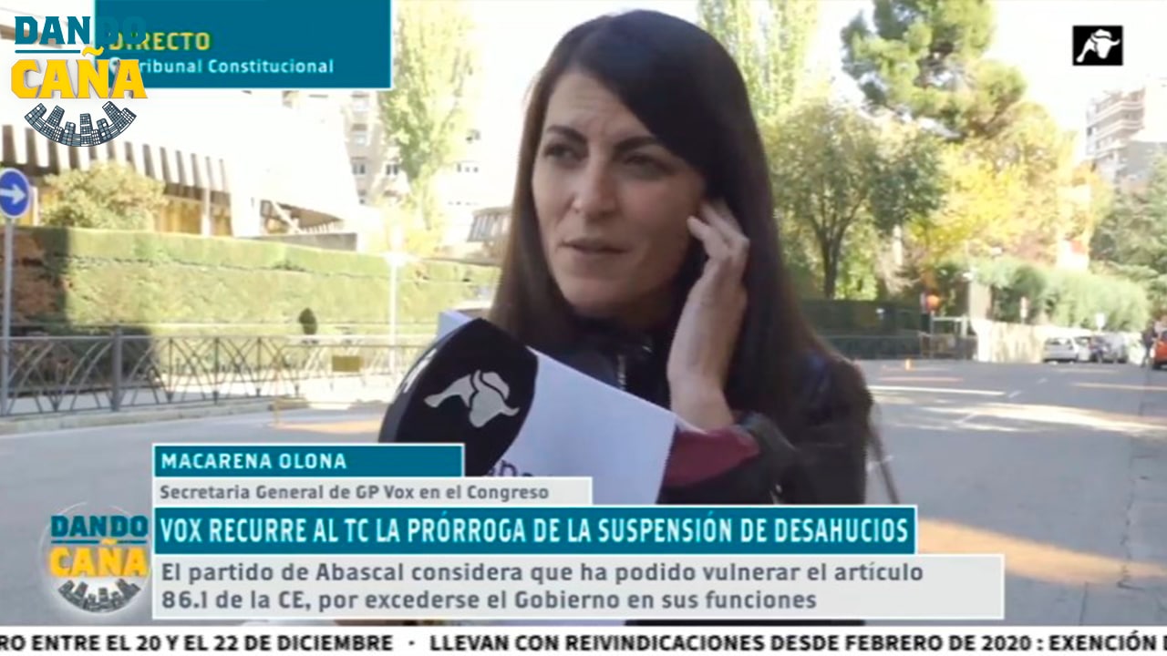 Macarena Olona: ‘El TC es un órgano político, repartido entre PP y PSOE’