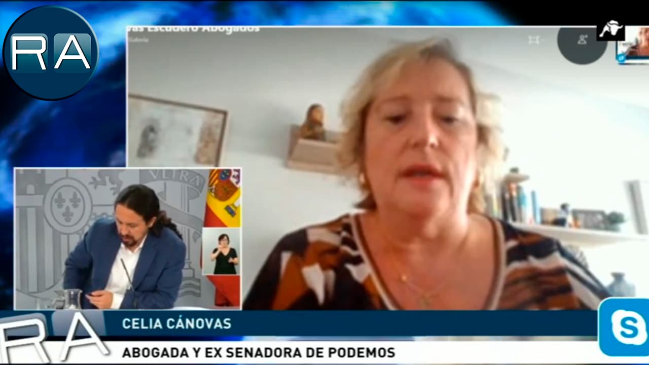 Celia Cánovas, ex senadora de Podemos: ‘Al final los únicos ‘fachas’ son Iglesias y Montero’