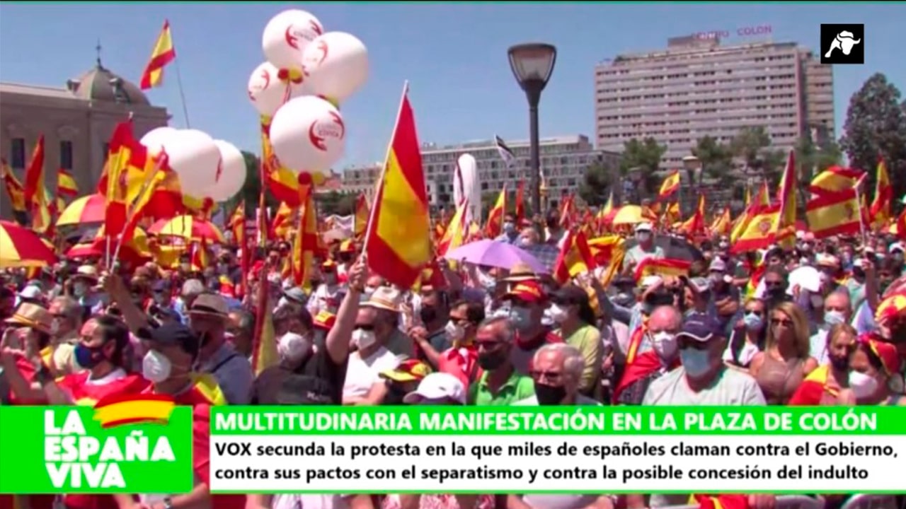 VOX secunda la manifestación en Colón en contra de los indultos