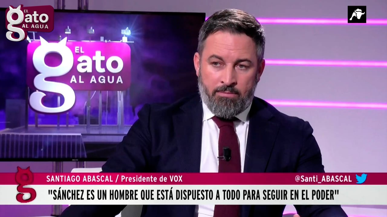 ¿Tiene Pedro Sánchez un plan? Abascal describe sin pelos en la lengua al presidente del Gobierno