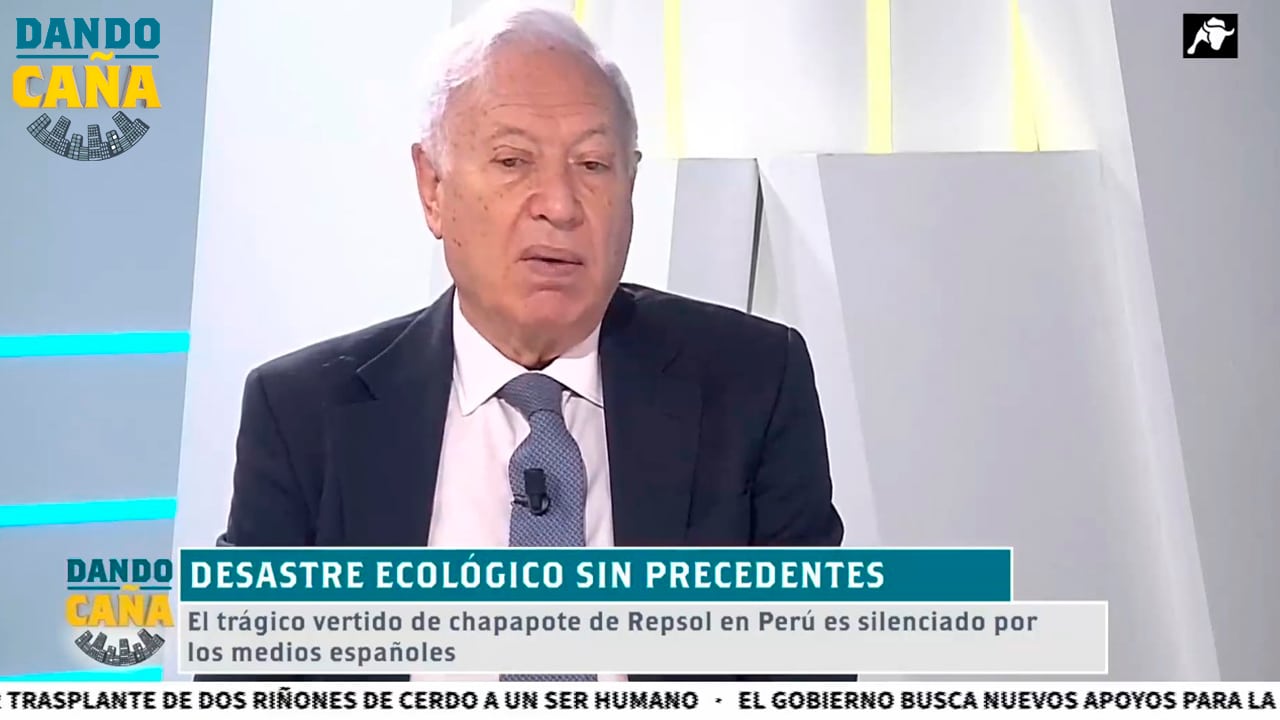 José Manuel García-Margallo reprocha al Gobierno no tomarse en serio el vertido de Repsol en Perú