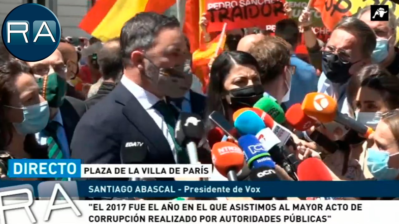 Santiago Abascal: ‘Volveremos a sentar en el banquillo a los golpistas y volverán a prisión’