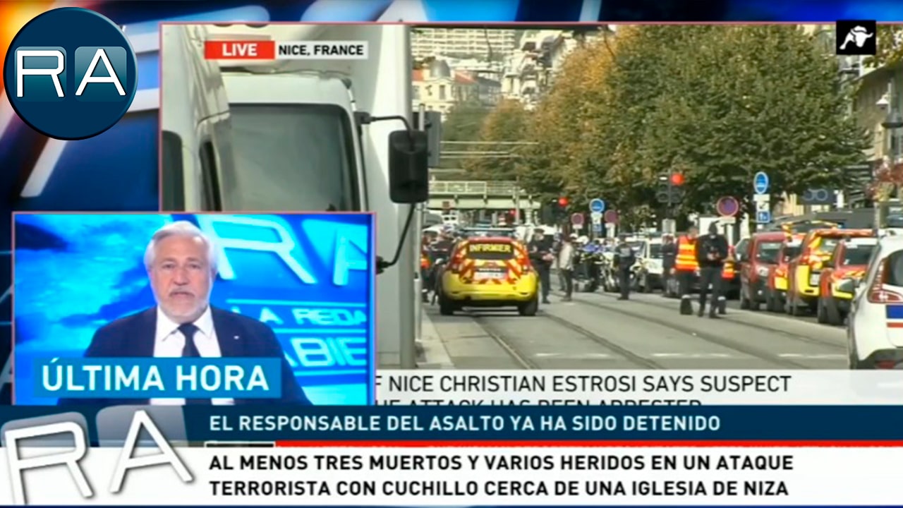 Julio Ariza informa de la última hora en Niza: al menos tres muertos en un ataque terrorista