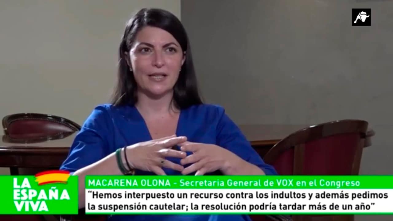 Entrevista a Macarena Olona sobre los indultos
