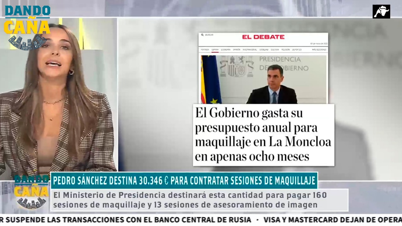 Combustibles por las nubles, inflación, desempleo,… y el Gobierno se gasta 30.000€ en maquillaje