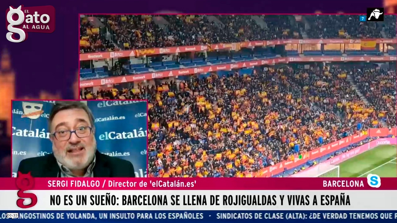 No es un sueño: Barcelona se llena de rojigualdas y vivas a España