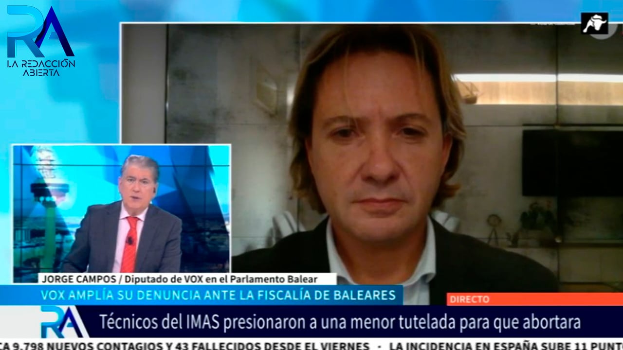 Jorge Campos (VOX) revela la verdad sobre la menor tutelada presionada a abortar