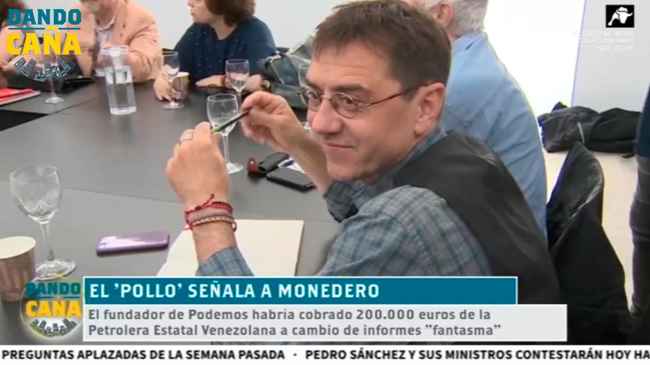 ‘El Pollo’ Carvajal canta y señala a Monedero en la financiación irregular de Podemos