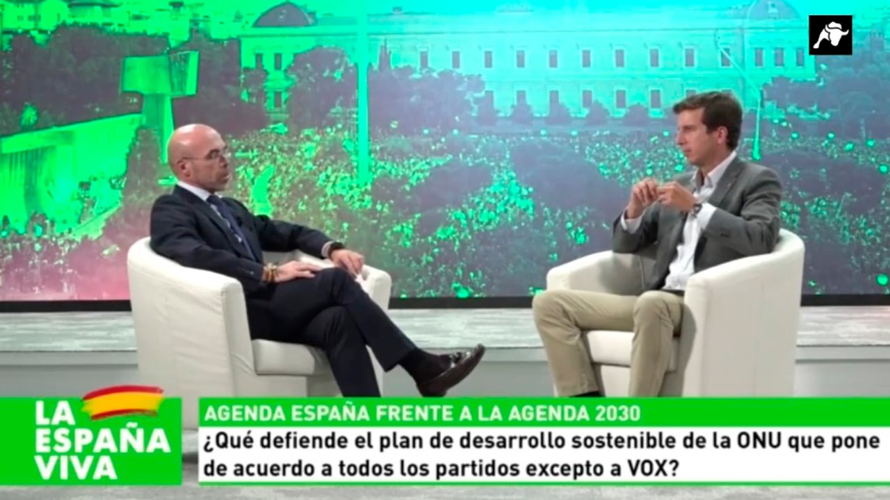 Entrevista a Jorge Buxadé sobre el evento Viva 21 y la Agenda España