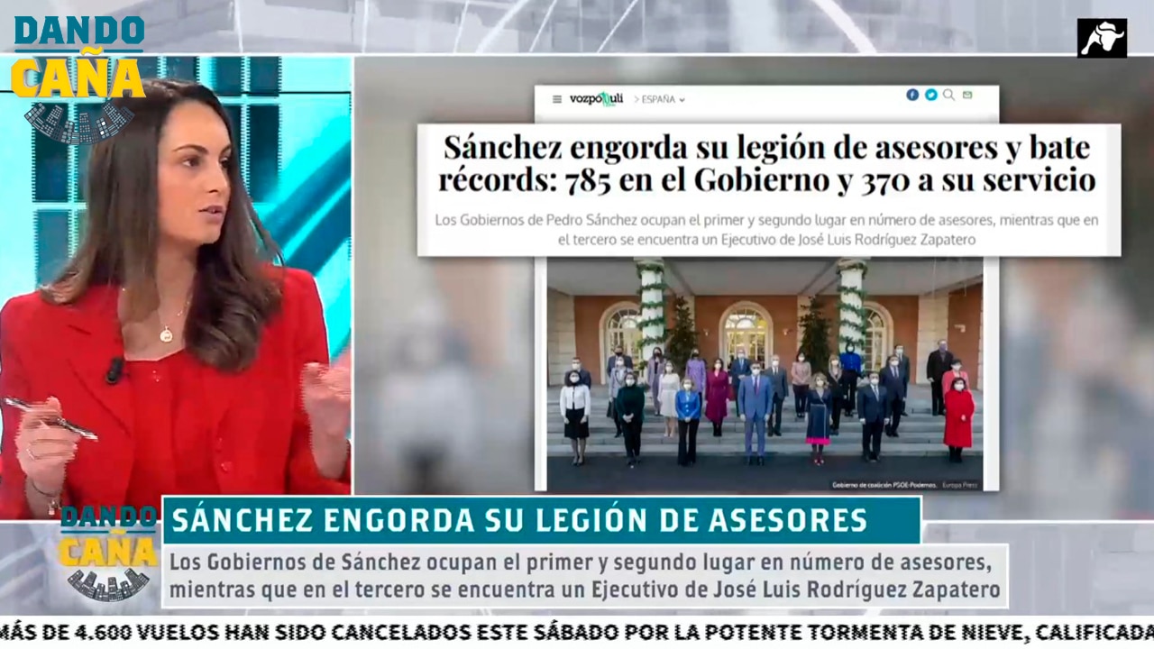 Pedro Sánchez es el presidente con más asesores de la historia de España