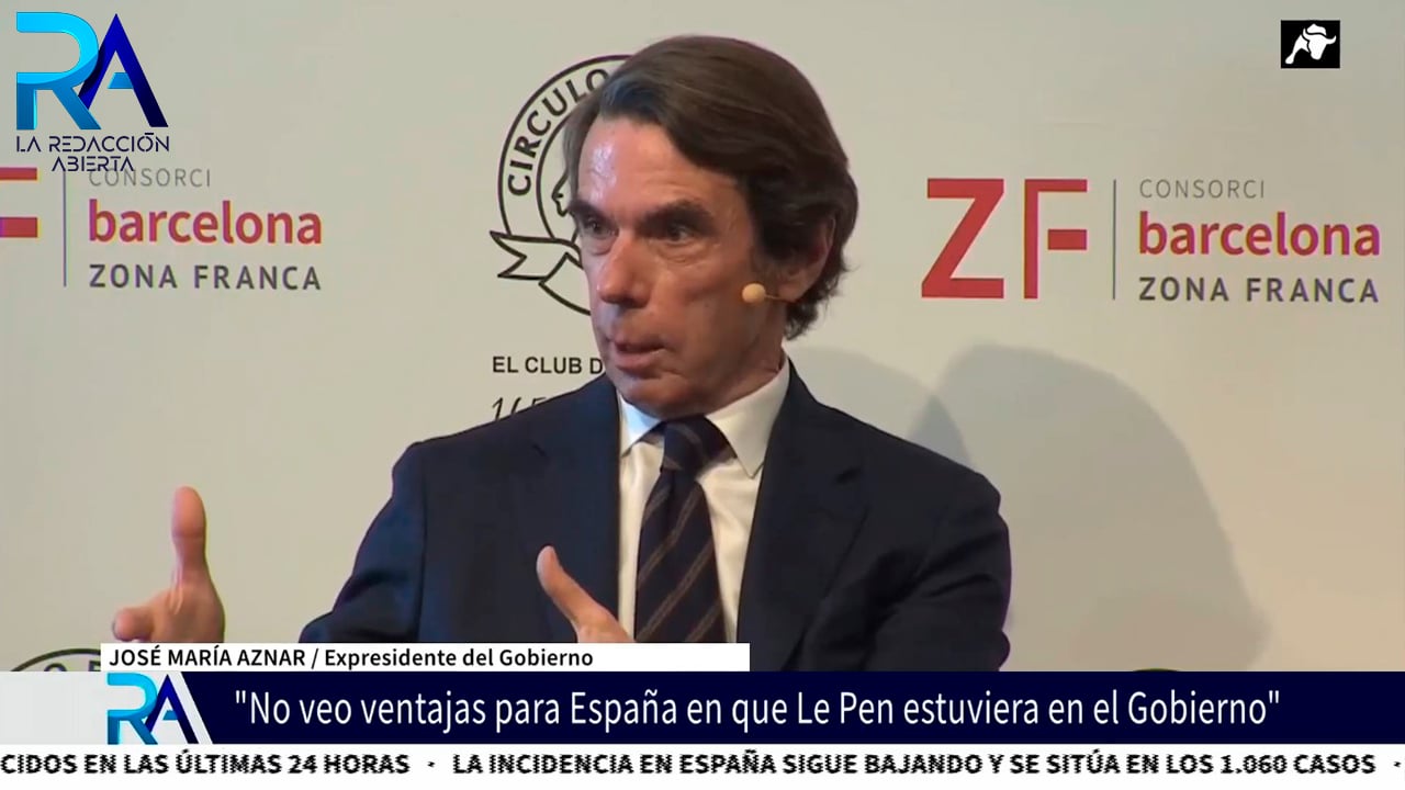 Horcajo reacciona tras declaraciones de Aznar: ‘No veo ventajas para España si Le Pen gobernara’