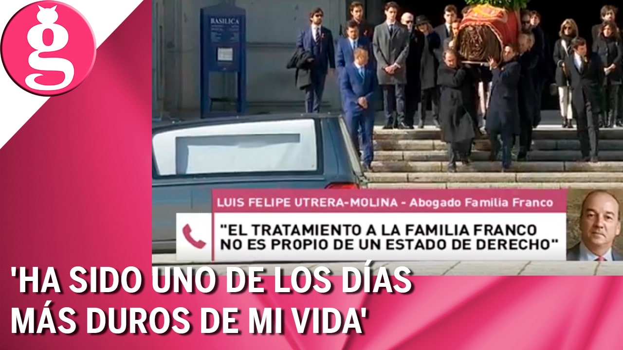 Utrera-Molina, abogado de la familia Franco: ‘Ha sido uno de los días más duros de mi vida’