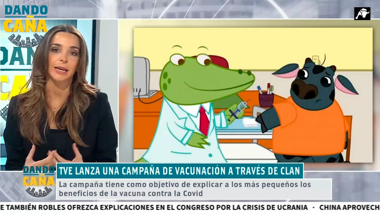 TVE usa los dibujos de ‘Pocoyó’ y ‘Crocodoc’ para convencer a los niños de vacunarse