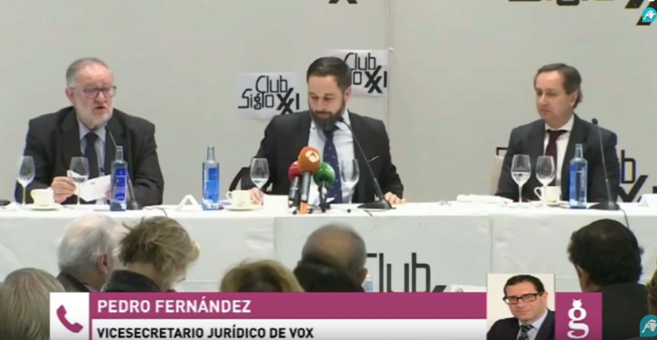 Fernández: ‘Cada vez nos vota más gente para que VOX defienda el interés de España’