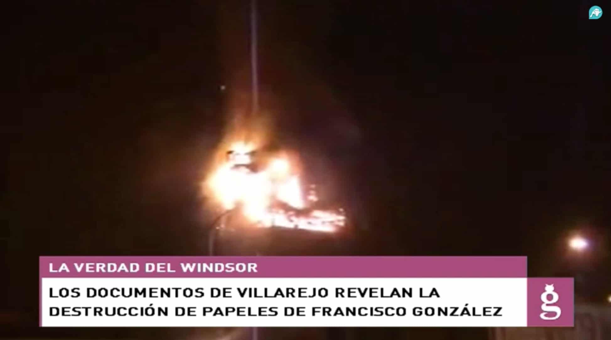 El incendio en el Windsor ¿bajo los tentáculos de Villarejo?
