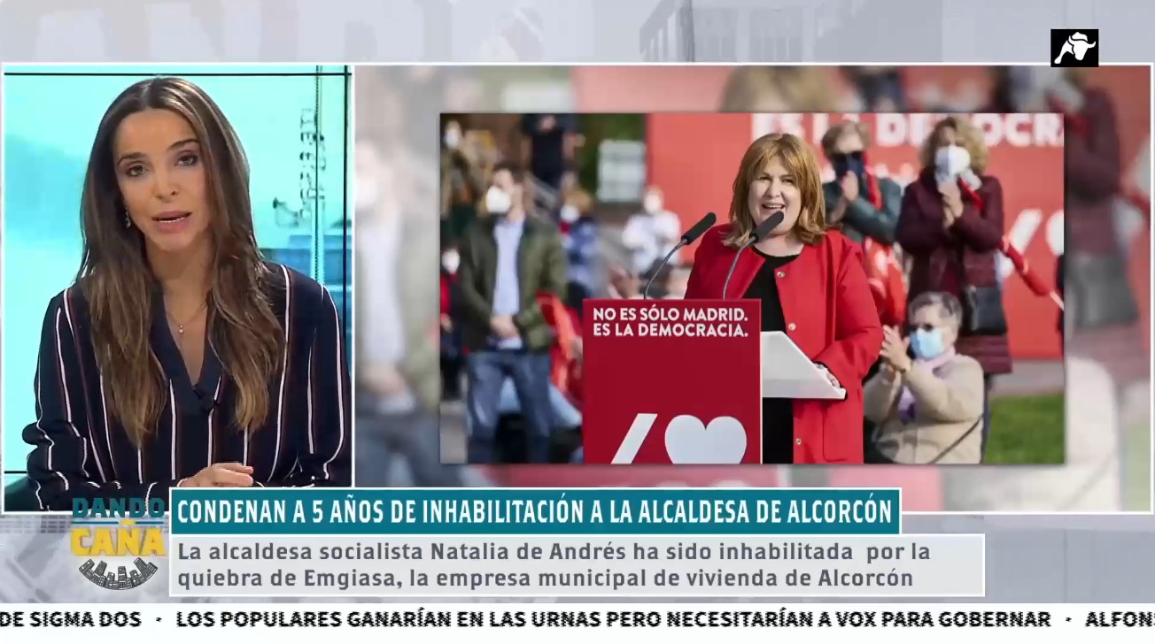 Inhabilitada a cinco años la alcaldesa de Alcorcón pero se niega a dimitir