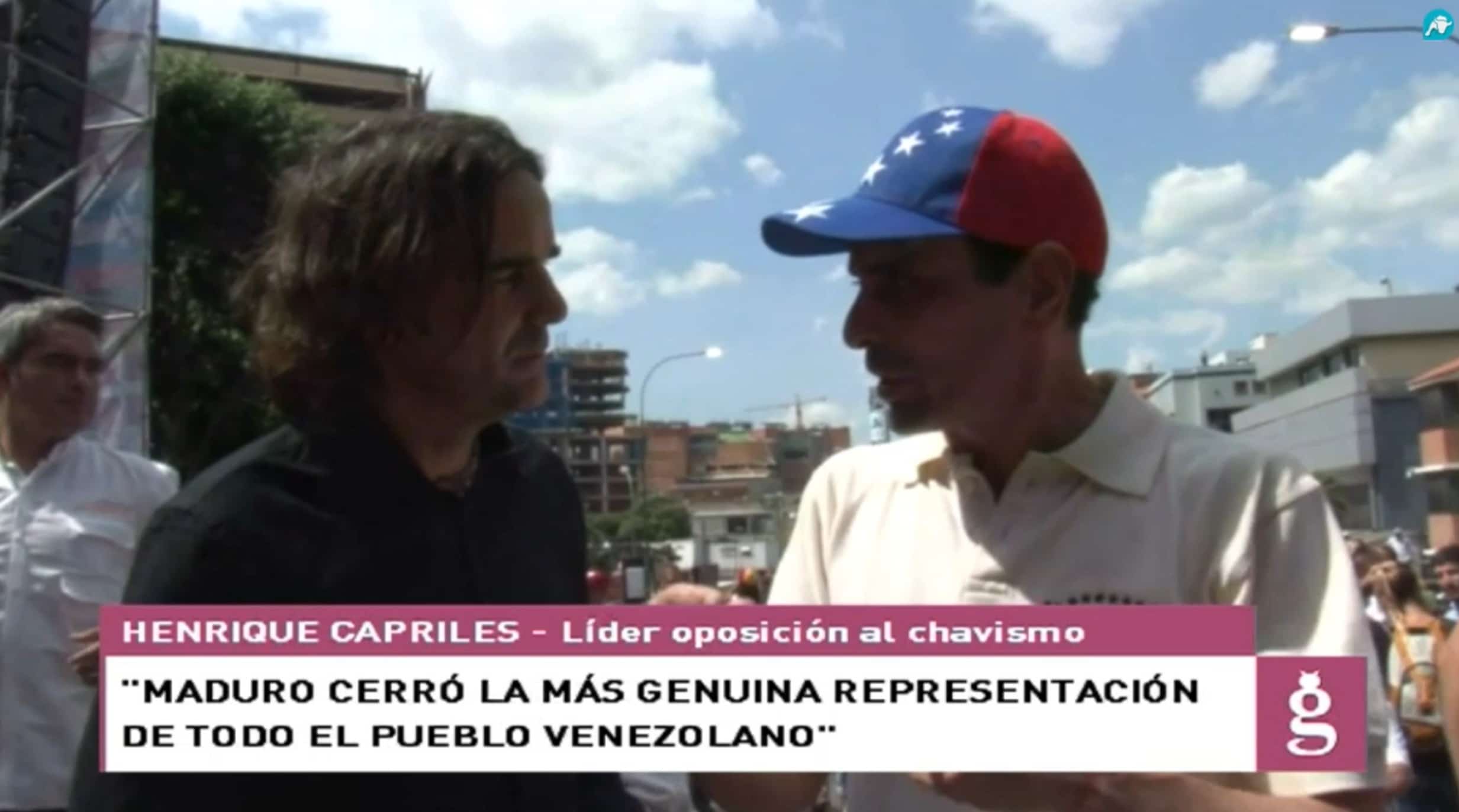 Cake desmonta la mentira del chavismo entrevistando a Henrique Capriles en Venezuela