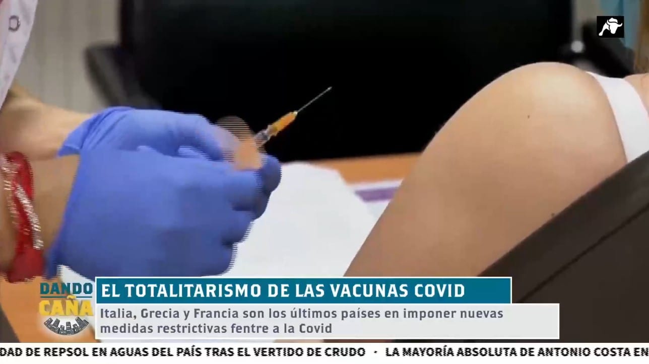El totalitarismo de las vacunas: Italia impone multas y Grecia despedirá a sanitarios no vacunados