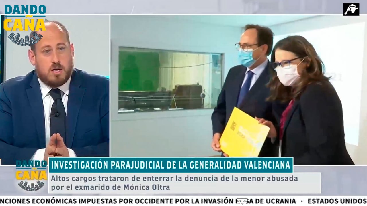 David García (VOX): ‘Ojalá Oltra salga esposada de las cortes valencianas’