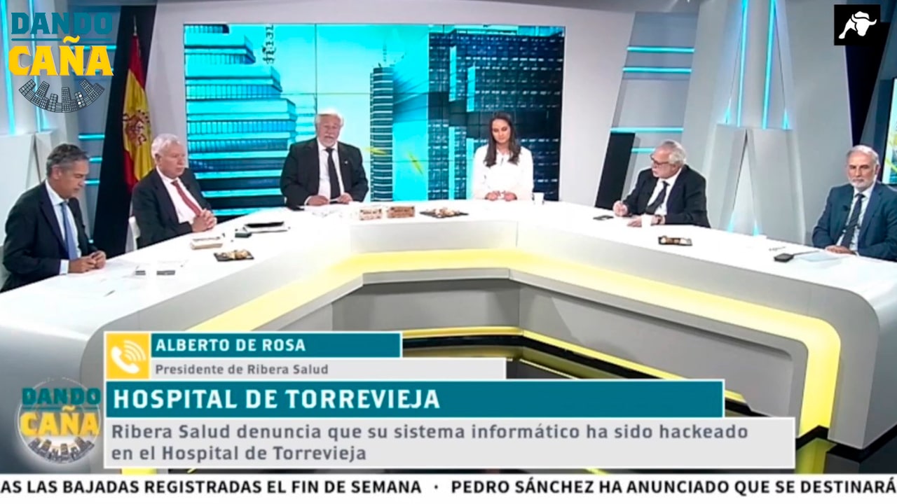 El presidente de Ribera Salud, denuncia el hackeo que ha sufrido su Hospital de Torrevieja