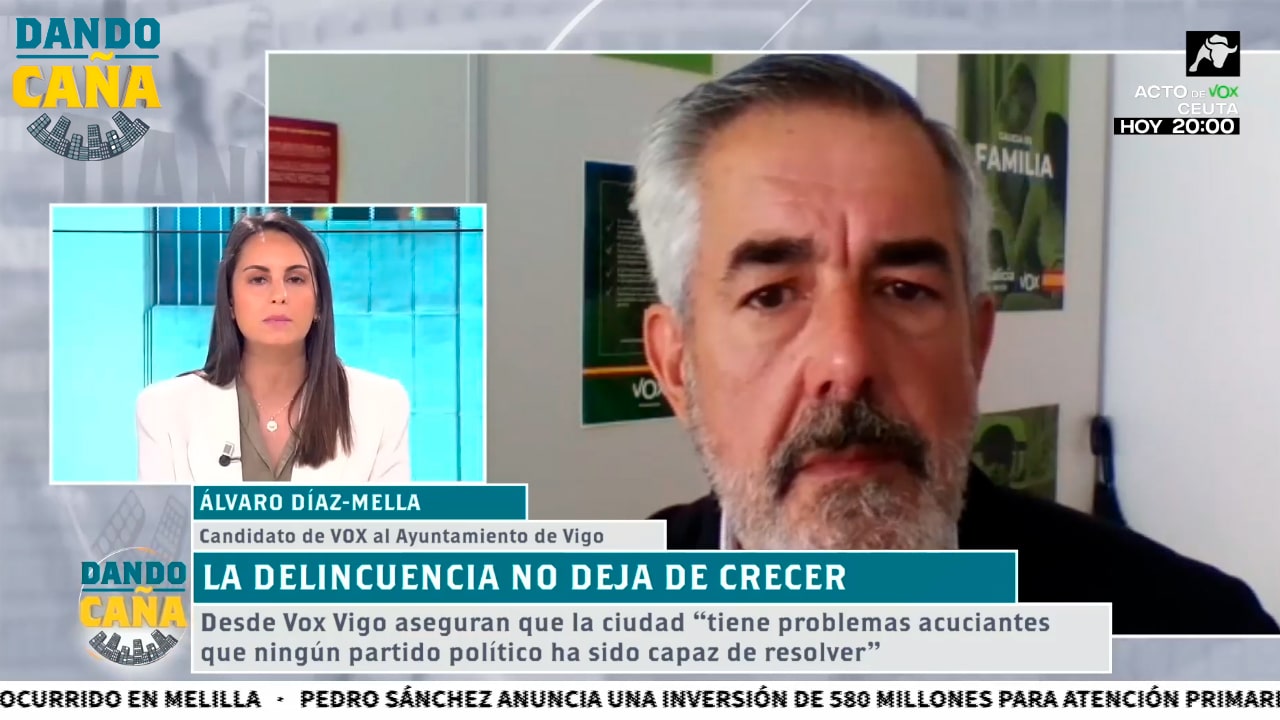 Entrevista Álvaro Díaz-Mella (VOX Vigo): ‘No quiero que mi ciudad se convierta en Benidorm’
