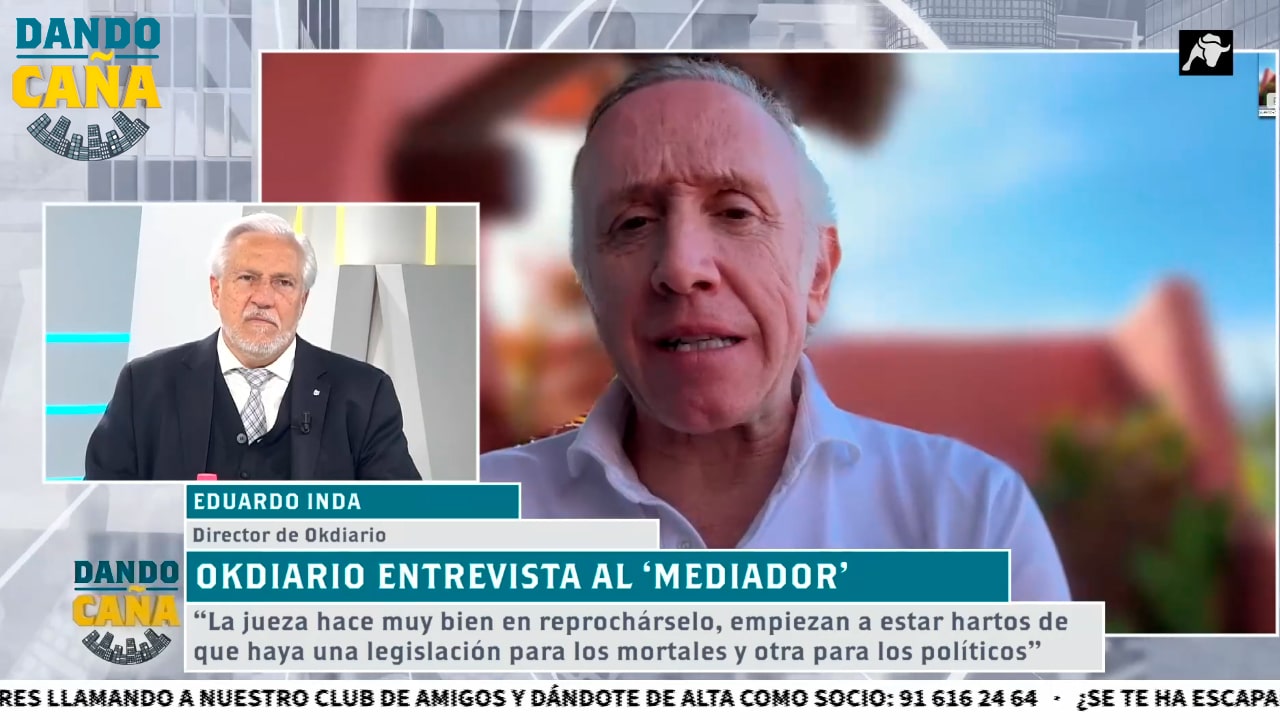 Entrevista a Eduardo Inda, tras entrevistar al mediador: ‘El PSOE conocía la trama’