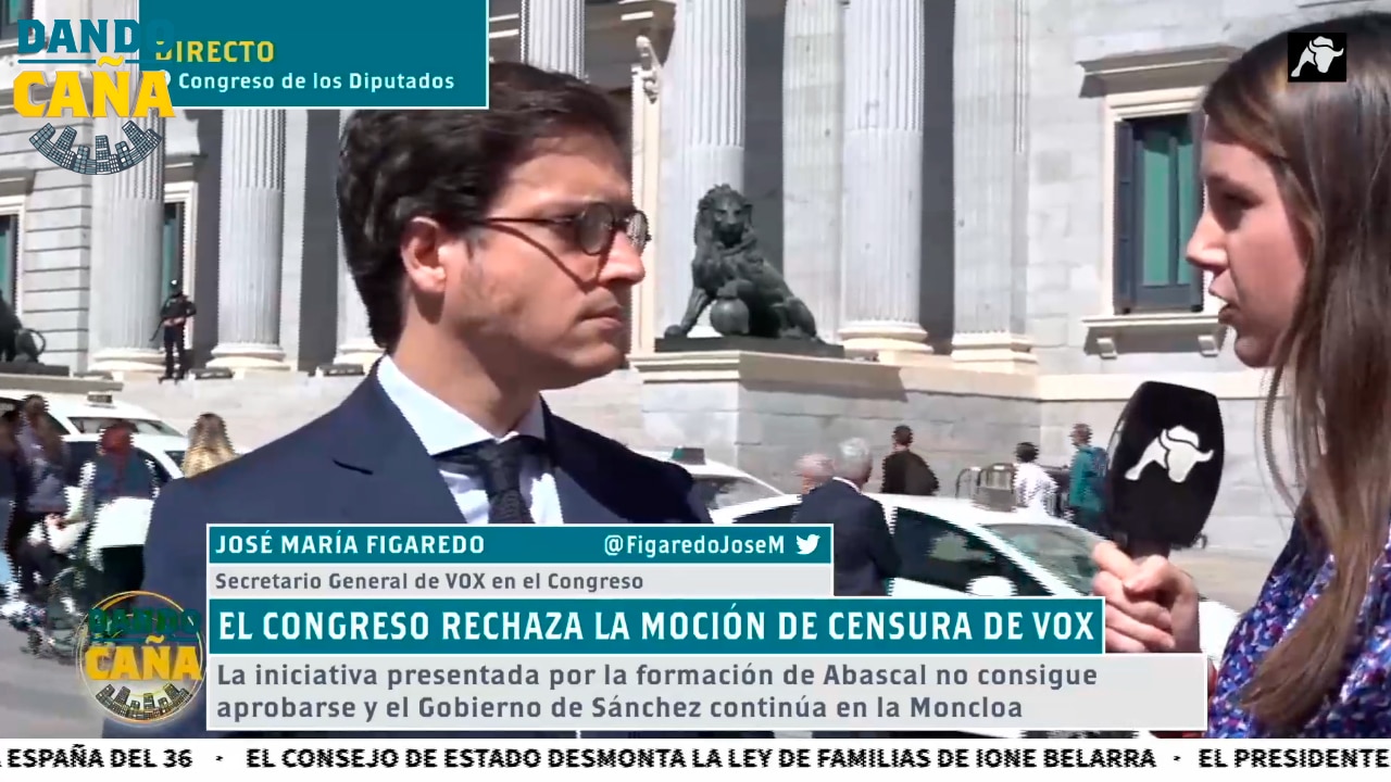 El Congreso rechaza la moción de censura: hablamos con José María Figaredo (VOX)