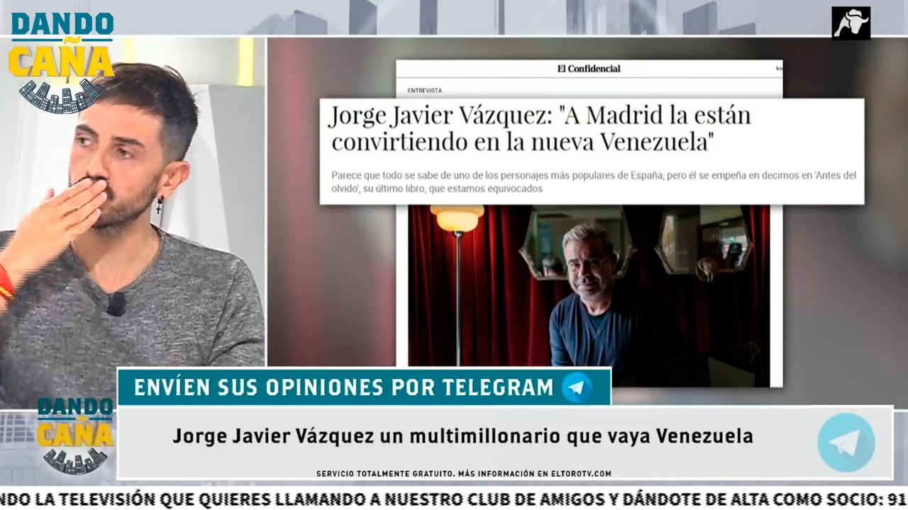 El brutal mensaje de InfoVlogger a Jorge Javier Vázquez