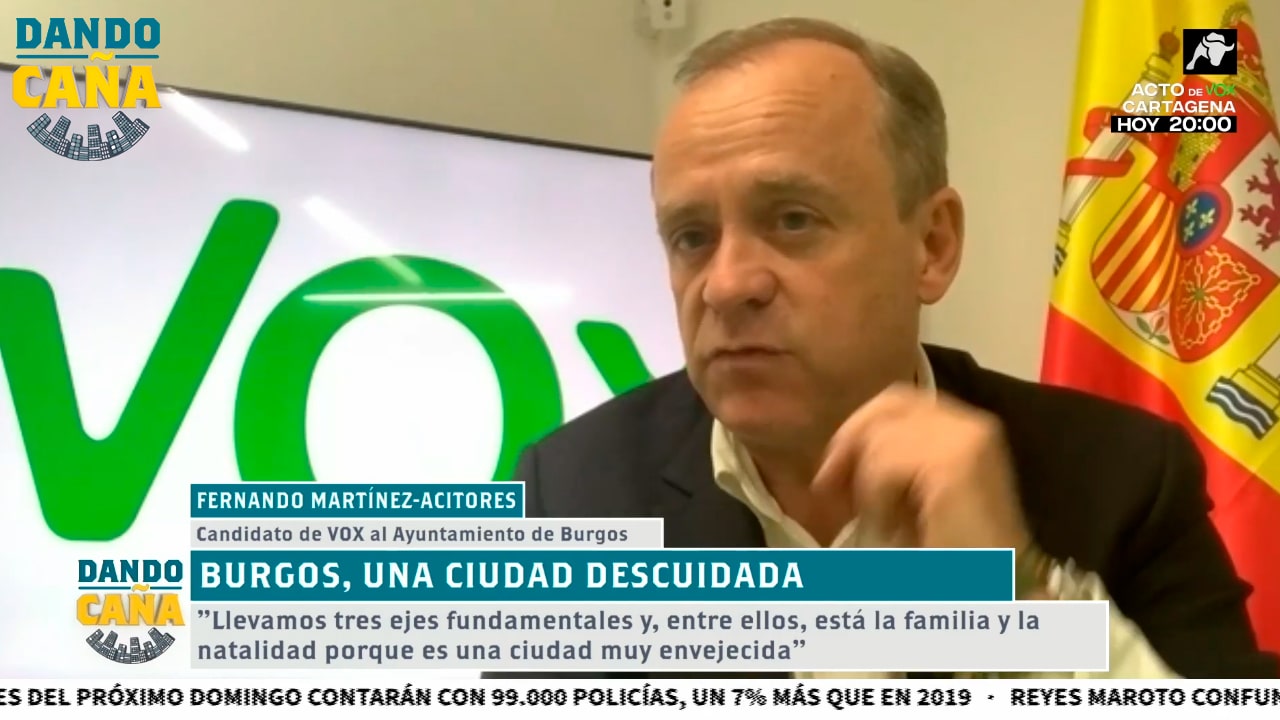 Entrevista Fernando Martínez-Acitores (VOX Burgos): ‘Hay que combatir el vandalismo’