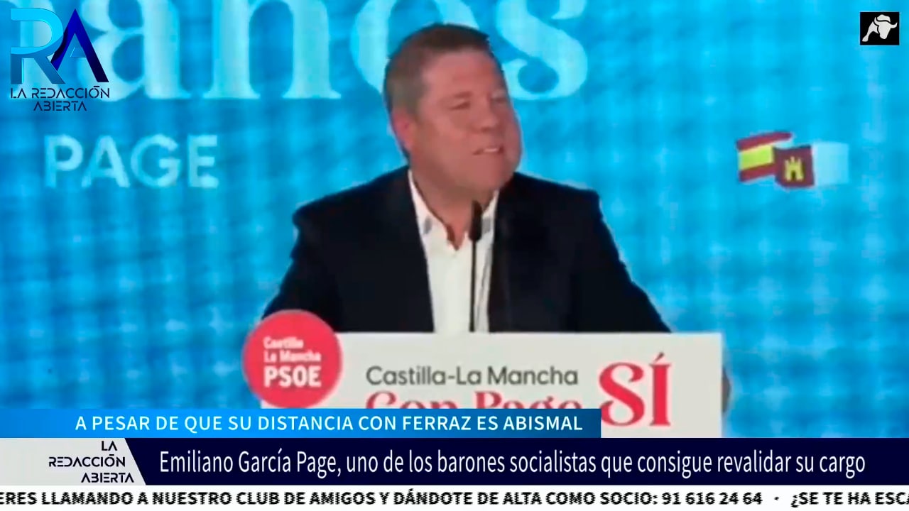 García-Page, el único barón socialista que sobrevive al 28M.