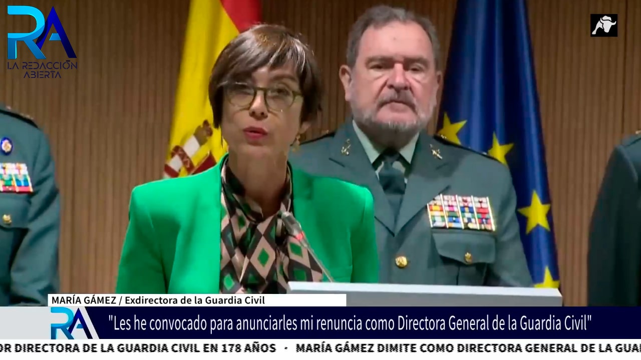 María Gámez dimite como directora general de la Guardia Civil