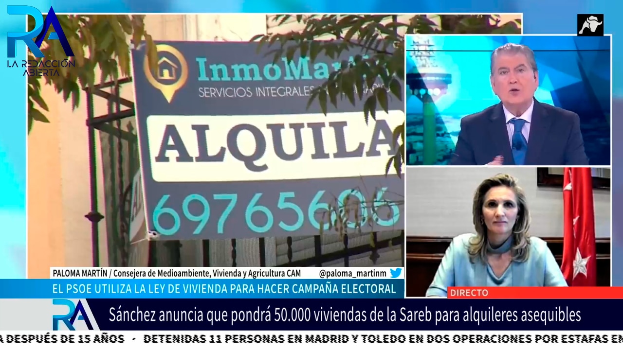 Analizamos con Paloma Martín, el anuncio de Sánchez sobre las 50.000 viviendas de la Sareb
