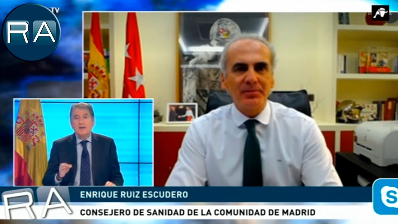 Enrique Ruiz Escudero informa sobre situación sanitaria en la Comunidad de Madrid