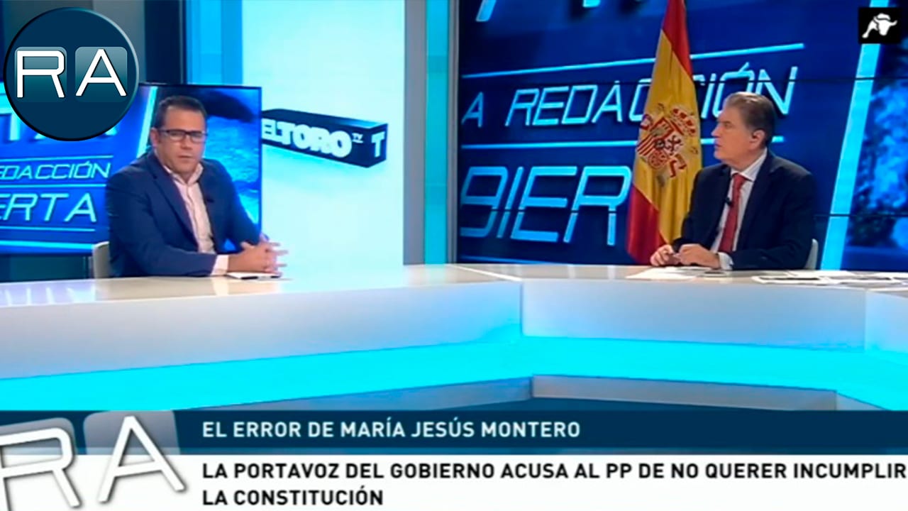 El error de María Jeús Montero: ‘El PP se está negando a incumplir la constitución’