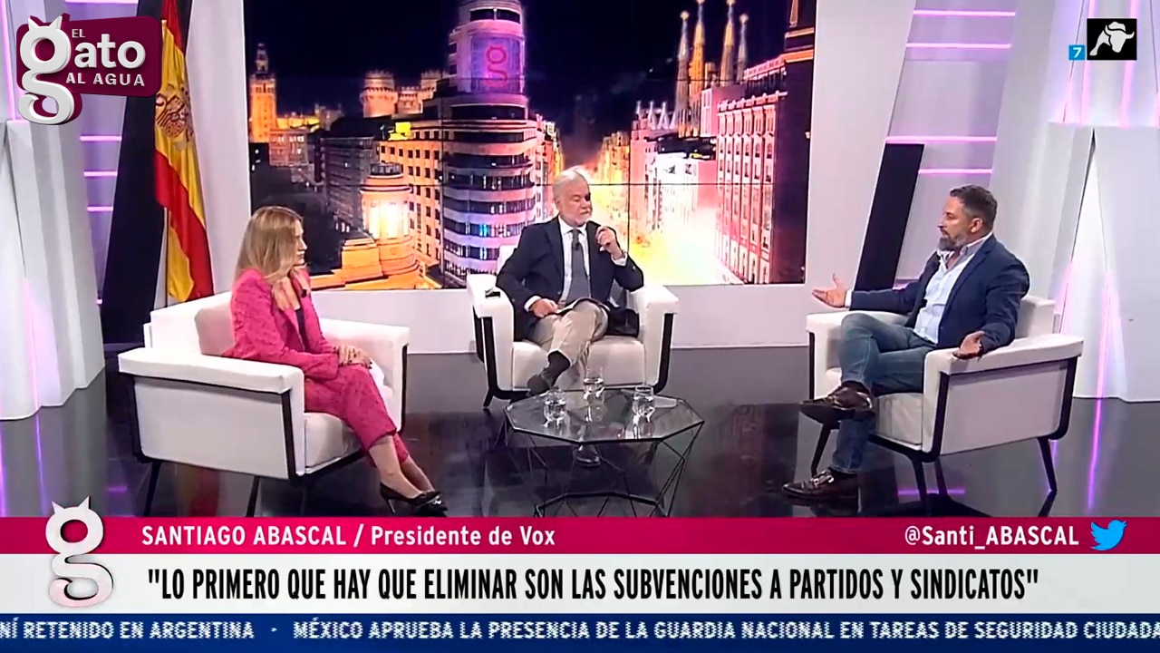 Mejores Momentos entrevista Santiago Abascal en El Gato al Agua | 14/09/22