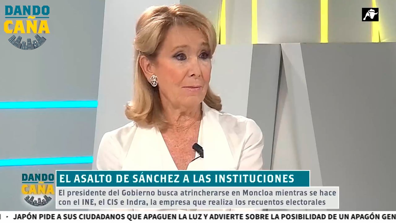 Aguirre sobre la dimisión del presidente del INE: ‘Borrell, Marlaska y Nadia Calviño han cambiado’