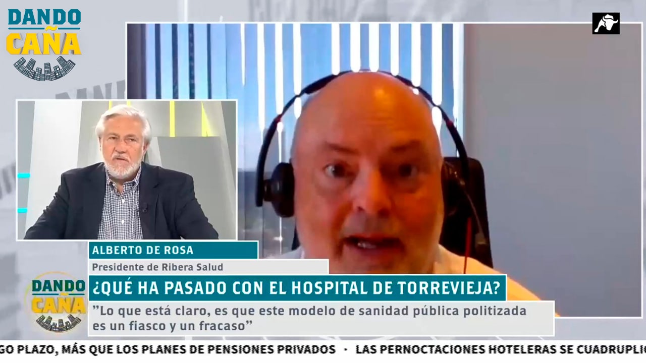 ‘Es la historia de un gran engaño’: De Rosa sobre la gestión pública del Hospital de Torrevieja