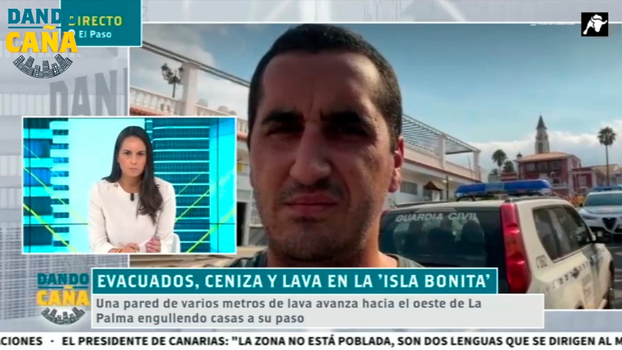 Borja Pérez: ‘La pared de varios metros de lava se ha llevado centenares de casas por delante’