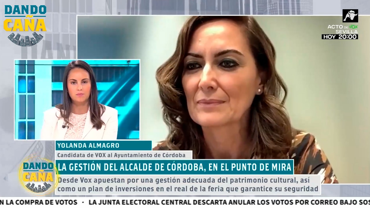 Yolanda Almagro (VOX en Córdoba), pide más seguridad tras dos agresiones sexuales en la Feria