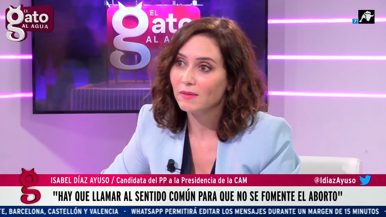 La verdadera posición de Ayuso sobre el aborto