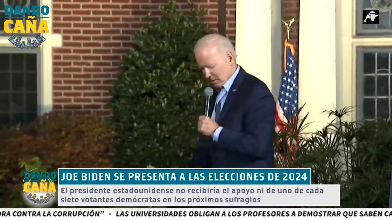 Joe Biden se presenta a las elecciones de 2024