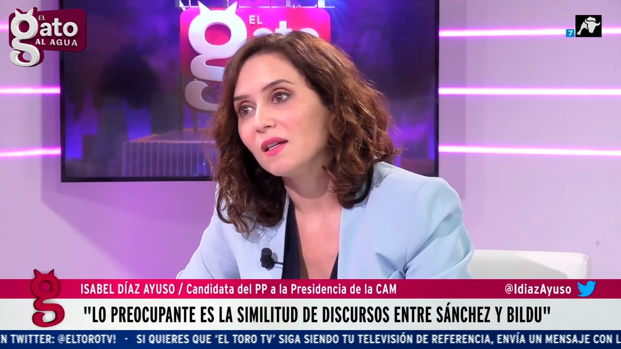 Ayuso propone que el Supremo explore la ilegalización de Bildu