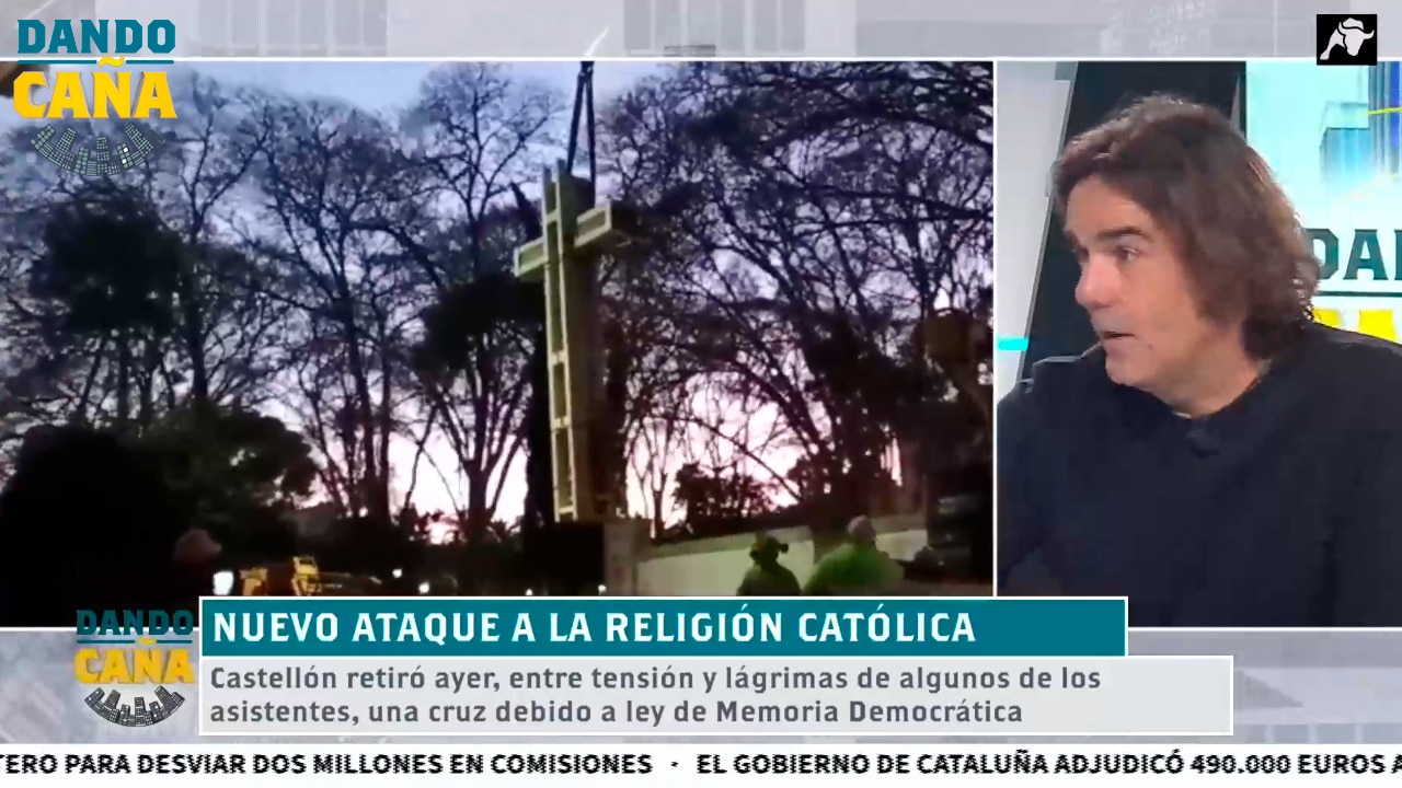 Nuevo ataque a la religión católica: el Ayuntamiento de Castellón retira la Cruz del Ribalta