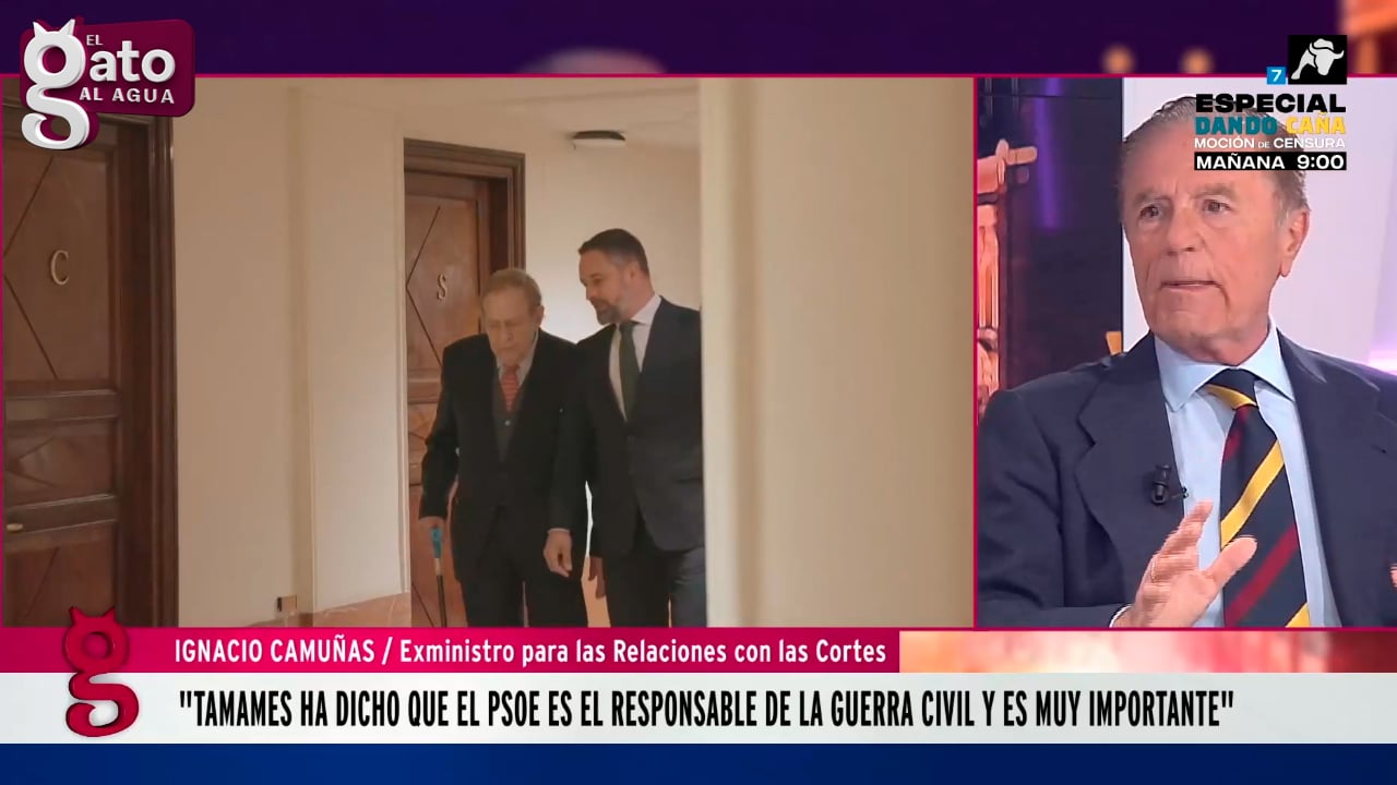Ignacio Camuñas: ‘Abascal está haciendo un trabajo de gran importancia para el país’
