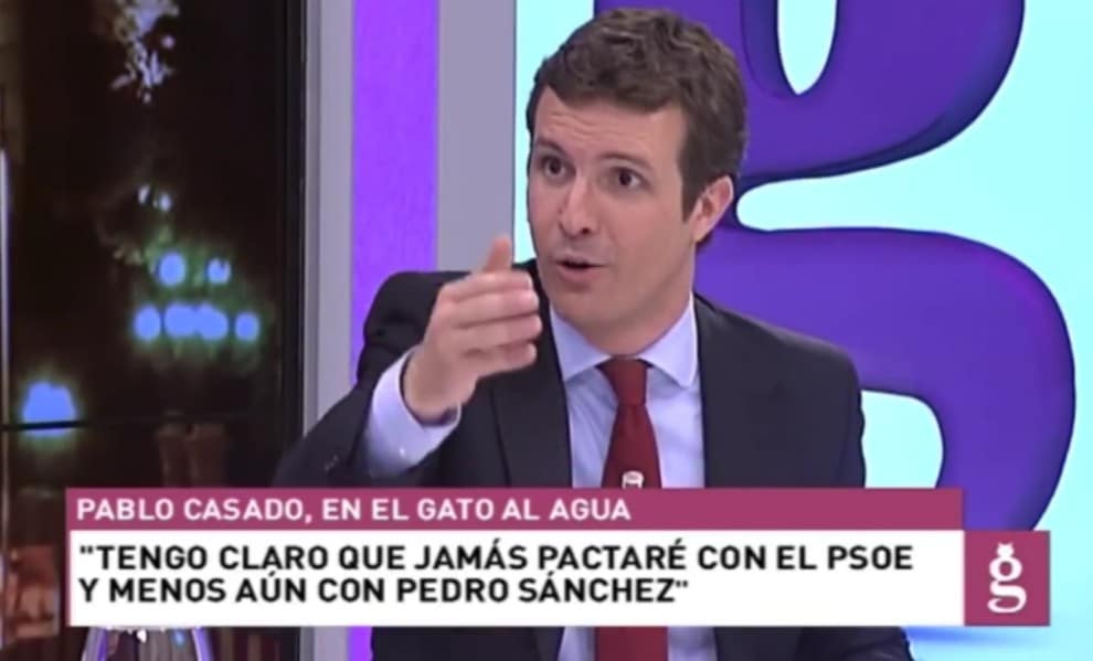 Pablo Casado confiesa que nunca pactaría con Sánchez y vuelve a llamar al voto útil