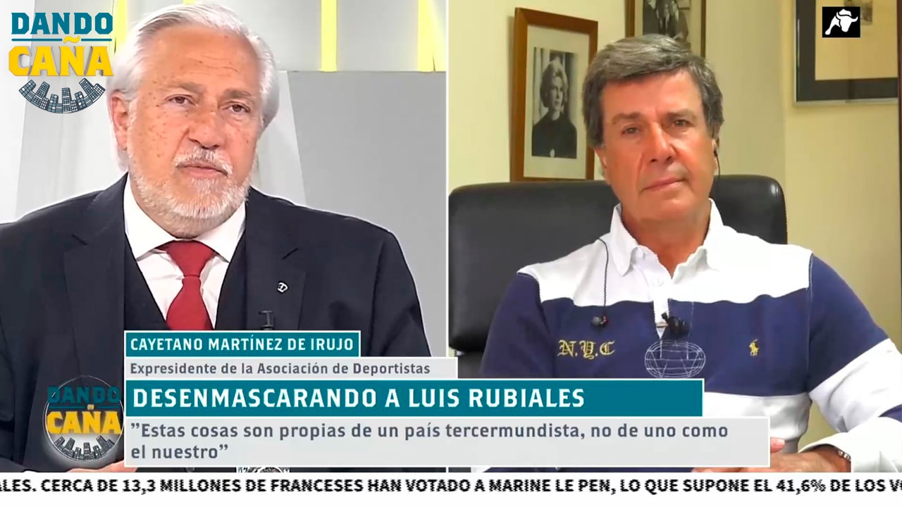 Cayetano Martínez de Irujo denuncia la actitud pasiva del Gobierno con la corrupción en el fútbol
