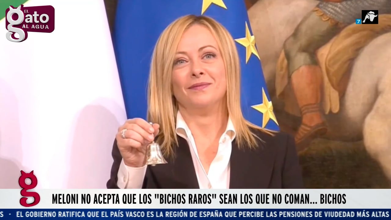 Meloni no acepta que los insectos pasen a ser parte de la dieta habitual