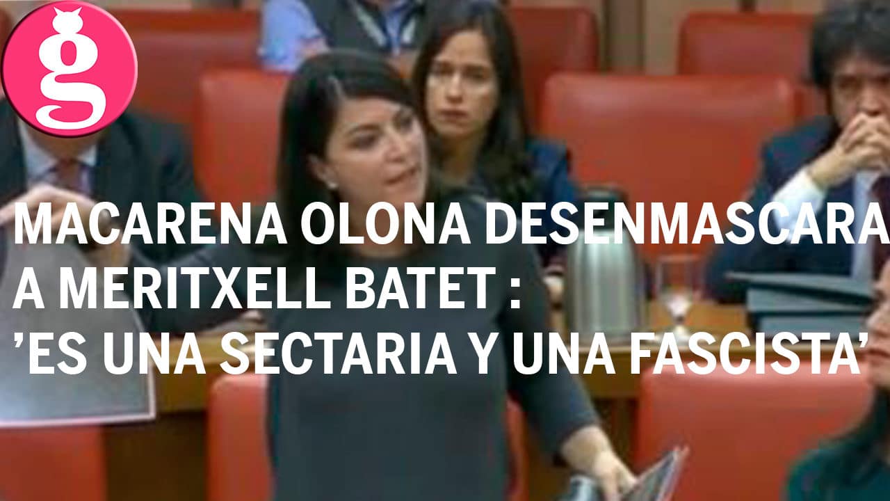 Olona (VOX) sobre Meritxell Batet: ‘es una sectaria y una fascista’
